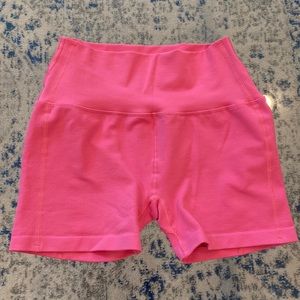 Alphalete pink shorts size small